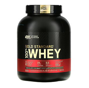 Протеин Optimum Nutrition Gold Standard 100% Whey Protein, 2270 g Шоколад-кокос, фото 2