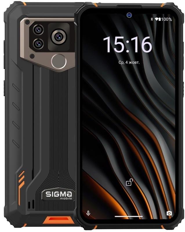 Смартфон Sigma X-treme PQ55 6/64Gb Black-Orange UA UCRF