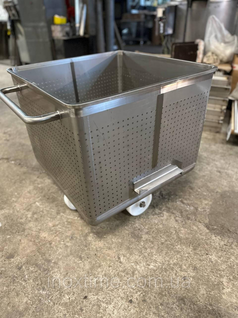 Євро-візок для фаршу 200 л. з перфорацією (китаянка) виробництво ТОВ ПК ІНОКС ТАЙМ, фото 1