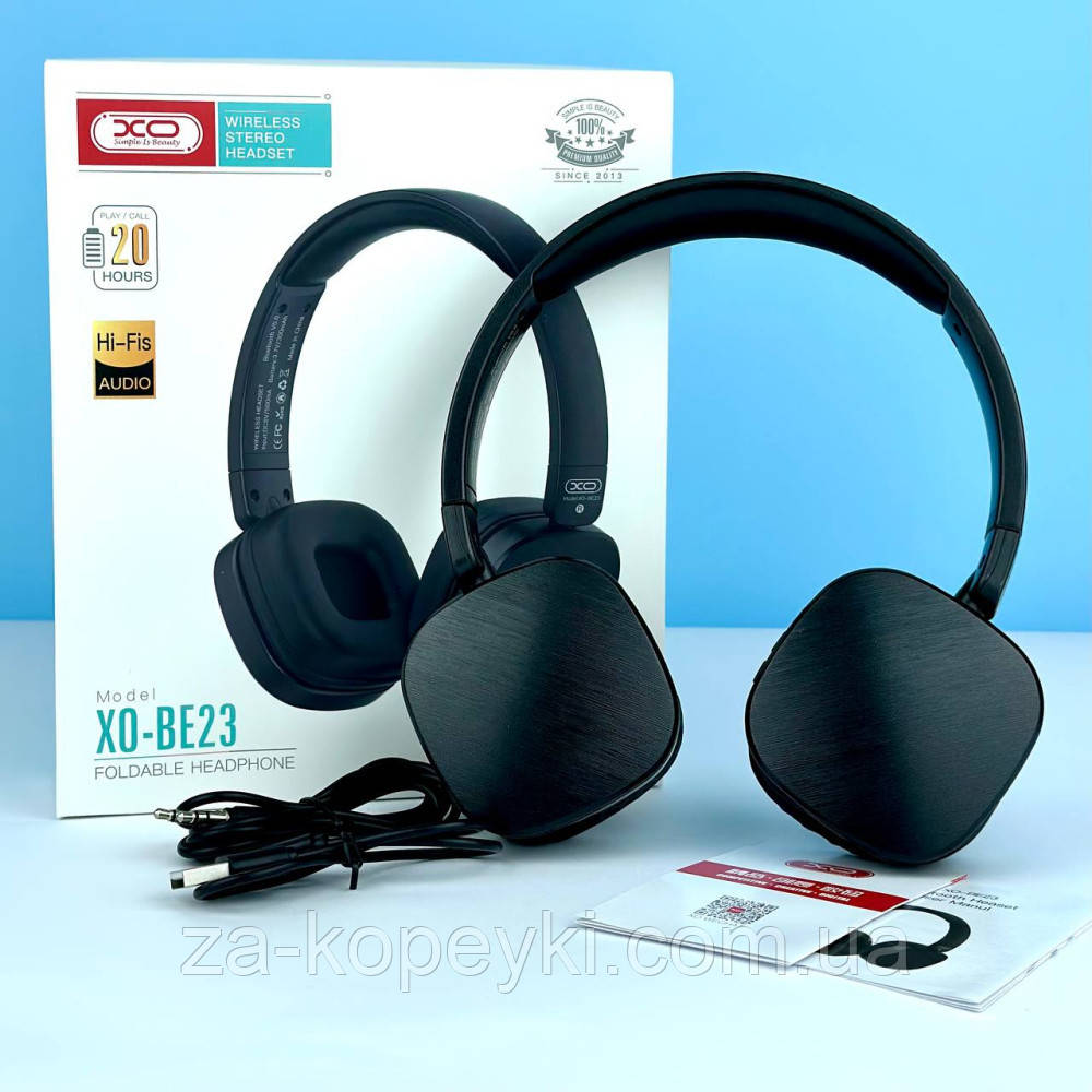 Навушники Bluetooth XO BE23 Stereo з мікрофоном