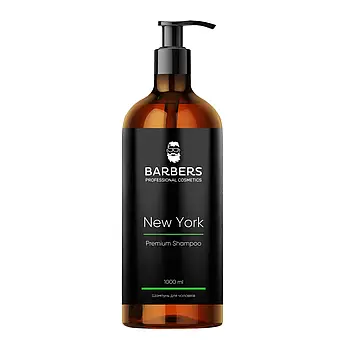 Шампунь для чоловіків тонізуючий Barbers New York 1000 мл