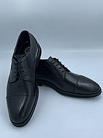 Мужские кожаные классические туфли Stingray Черные модные мужские туфли Туфли для мужчин праздничные