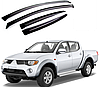 Дефлектори вікон Mitsubishi L-200 2006-2015 (M34), фото 2