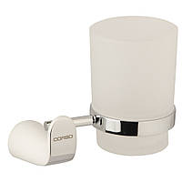 Склянка для зубної щітки та пасти настінна для ванної кімнати GARDA 116×115×93мм CORSO (W) (9680543) VE-33
