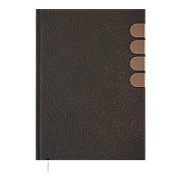 Щоденник недатований INDEX A5 коричневий BM.2041-25