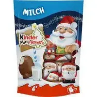 Конфеты с молочным кремом Друзья Kinder Mini Friends 122г (18шт) Италия