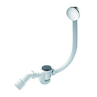 Cифон для ванної з донним клапаном Elton Click-Clack 700мм з адаптером Ø40/50мм WIRQUIN (9543210) KU-22