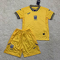 Детская футбольная форма сборной Украины желтая