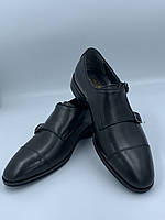 Мужские кожаные классические туфли Wings Черные красивые туфли Туфли для мужчин Праздничные туфли