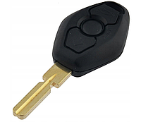 BMW X5 E53 корпус ключа 3 кнопки - наконечник с ВЫРЕЗОМ, БМВ х5 е53