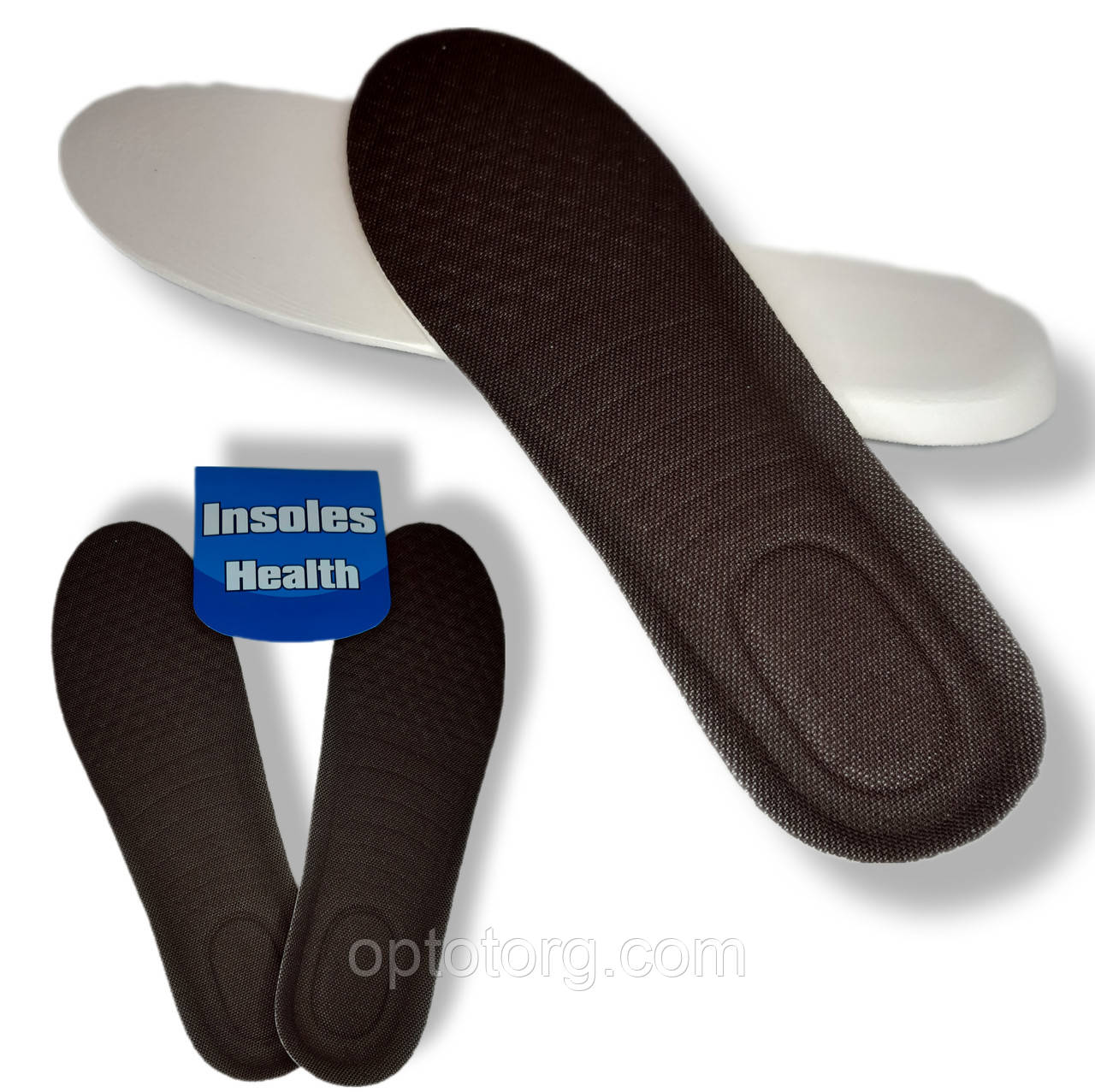 Устілки для взуття масажні 36-46 р Insoles Health черные