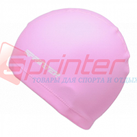 Шапочка для плавания комбинированная розовая.PU-1117
