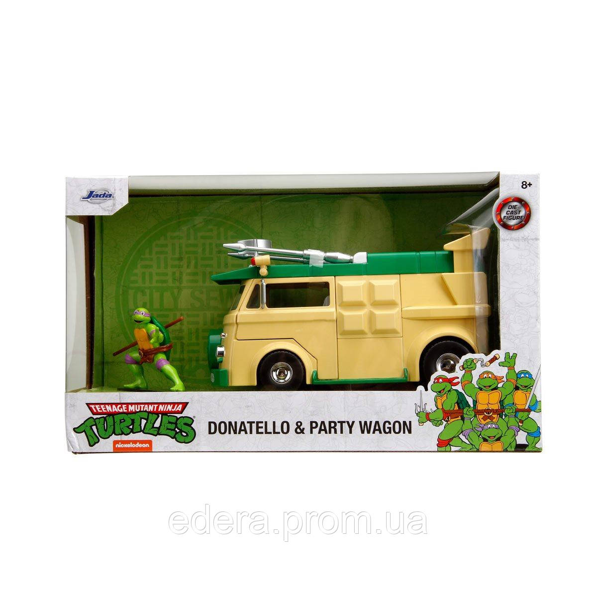 Черепашки ниндзя Машина черепашек с Донателло Jada Toys TMNT Party Wagon and Donatello - фото 8 - id-p2019163755