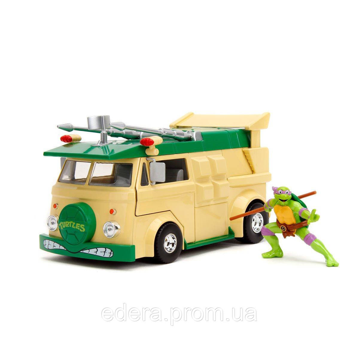 Черепашки ниндзя Машина черепашек с Донателло Jada Toys TMNT Party Wagon and Donatello - фото 3 - id-p2019163755