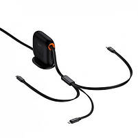 Кабель Baseus Traction Series Retractable 3-in-1 Fast Charging Type-C (Micro USB+Lightning+Type-C) 100W (1.7m), фото 5