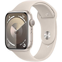 Смарт-годинник Apple Watch Series 9 GPS 45mm Starlight Aluminum Case with Starlight Sport Band M/L (MR973)