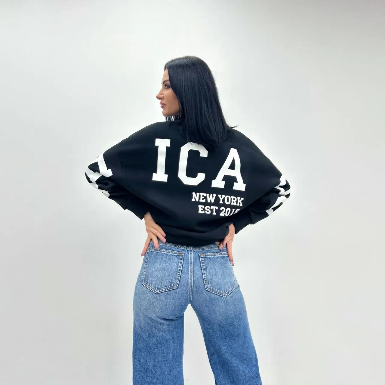 Жіночий утеплений світшот з флісовим начісом, фото 1