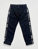 Чорні штани бренду STREET GAN 104 см