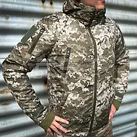 Зимняя куртка Хантер Дюспо на синтепоне Пиксель ВСУ
