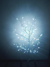 Світлодіодне дерево гірлянда холодний білий 1.5м. 96 led біле IP44 220V Код.59379