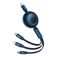 Кабель Baseus Bright Mirror 2 Series 3-in-1 (Micro USB+Lightning+Type-C) 66W (1.1m), фото 8