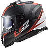 МОТОШОЛОМ ЗАКРИТИЙ LS2 FF800 STORM NERVE КОЛІР MATT BLACK RED, фото 3