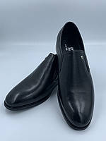 Мужские кожаные классические туфли Vitto Rossi Черные стильные туфли для мужчин Мужские туфли кожаные