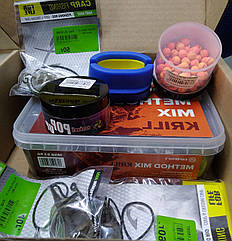 Фідерний набір МЕТОД МІКС BRAIN KRILL+POP UPS +Флети