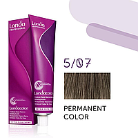 Фарба для волосся Londa Professional Permanent Color Extra Rich Creme 5/07 (light brown natural-brown) 60мл