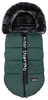 Зимний термо конверт Bair Alaska Thermo NR-2 jungle green (зеленый), футмуф для коляски/автокресла