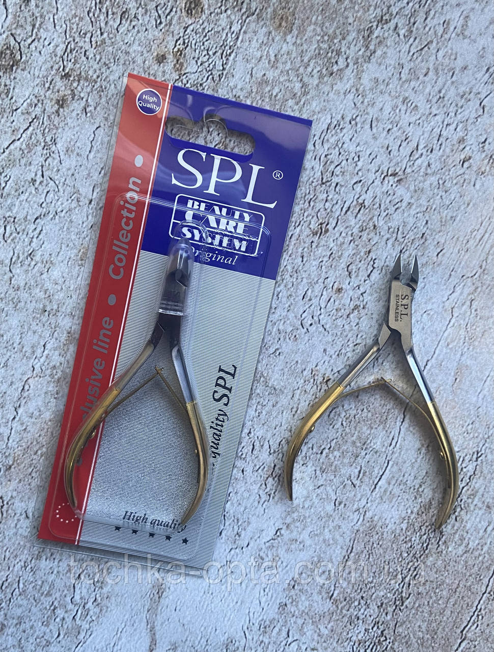 Кусачки для манікюру SPl 9068 золоті