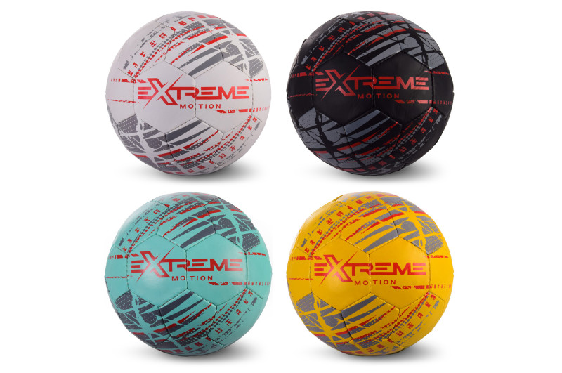 М'яч футбольний FP2101 Extreme Motion №5,PAK MICRO FIBER,350 гр, ручна зшивка, камера PU, MIX 4 коль