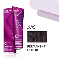 Краска для волос Londa Professional Permanent Color Extra Rich Creme 3/0 (dark brown) 60мл