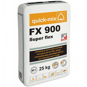 FX 900 Super Flex (C2TE S2) , Високоеластичний тонкошаровий клей на гелеобразній основі з трасом