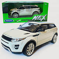 Колекційна металева машинка Range Rover Evoque Welly масштаб 1:24 машина позашляховик