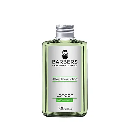 Заспокійливий лосьйон після гоління Barbers London 100 мл 735002