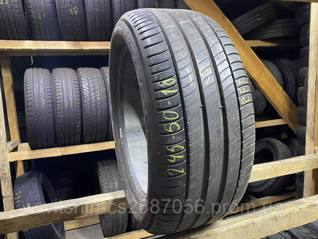 Розпаровка 245/50R18 Michelin Primacy3 RFT 2019рік, фото 1