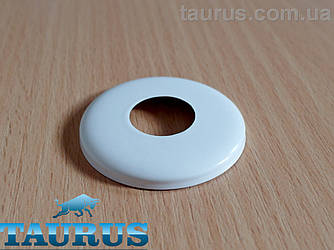 Круглий чорний декоративний фланець MINI D40 мм висотою 4 мм з н/ж сталі, розмір d 16 мм (3/8")