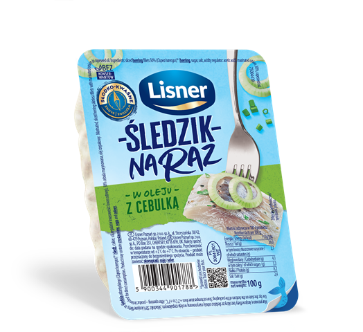 Оселедець Lisner Sledzik na Raz 100гр