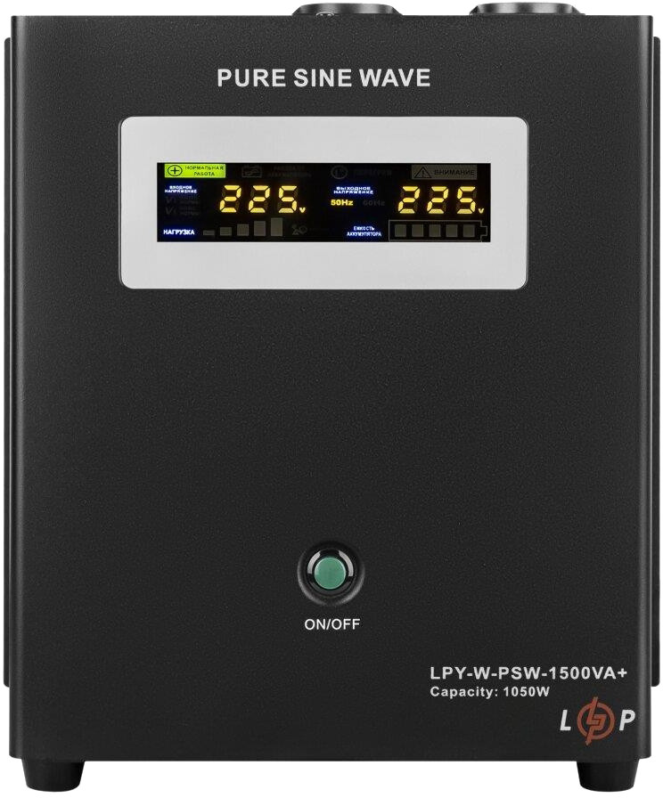 ДБЖ з правильною синусоїдою Logic Power 24V LPY-W-PSW-1500VA (1050 Вт) 10A/15A - 4145