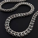 Срібна цепочка чоловіча широка Рамзес зворотний. Товстий срібний ланцюжок чоловічий ширина 7,5 мм. 60 см, фото 10