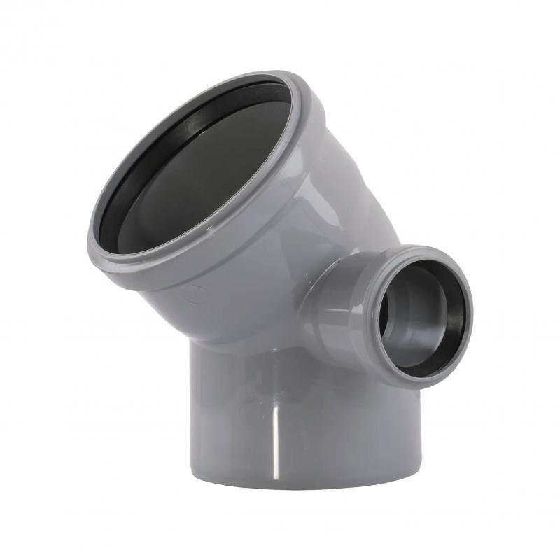 Коліно 2 пл 110x100х45+ 50х90° (праве) TA Sewage, фото 1