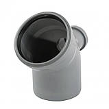 Коліно 110x45+ 50х90°х270 горизонтальне TA Sewage, фото 3