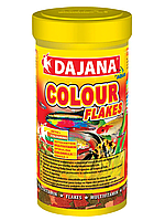 Корм Dajana Color Flakes 500 ml- 100 г. Корм в хлопьях для всех видов рыб.