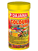 Корм Dajana Color Flakes 100 ml- 20г. Корм в хлопьях для цвета рыбок.