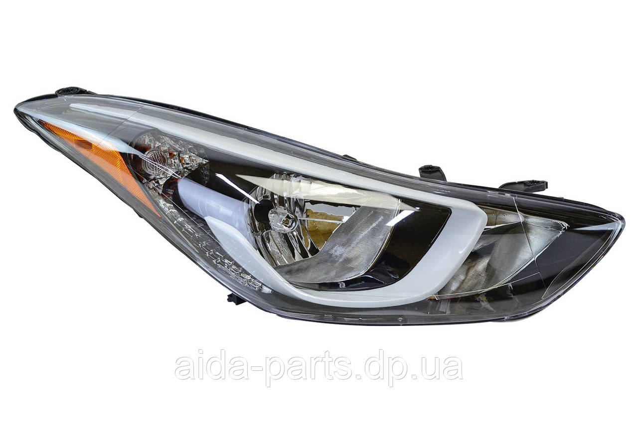 Фара Hyundai Elantra 5 MD (2013-2016) рестайлінг галоген ручний коректор жовтий поворот права