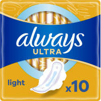 Гігієнічні прокладки Always Ultra Light 10 шт. (8700216022262)