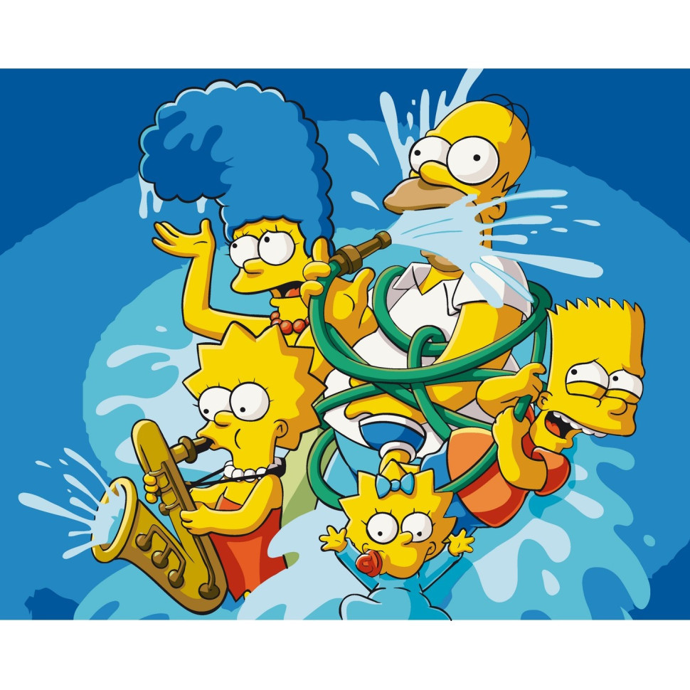 Набір для розпису "Crazy family" 40*50 см без підрамника ArtCraft 16039-ACNF
