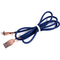Дата кабель USB 2.0 AM to Lightning 1.0m blue Dengos (NTK-L-SET-DBLUE)