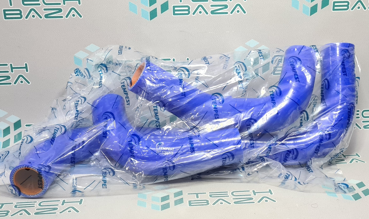 Патрубок радіатора ВАЗ 2105  мідний радіатор (TEMPEST) силікон, к-т